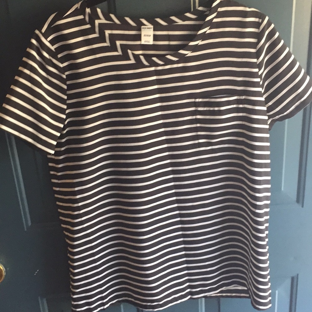 Black & White striped Old Navy blouse